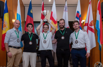 The Cyprus national chess team took the podium for the first time at the European Small Countries Team Championship