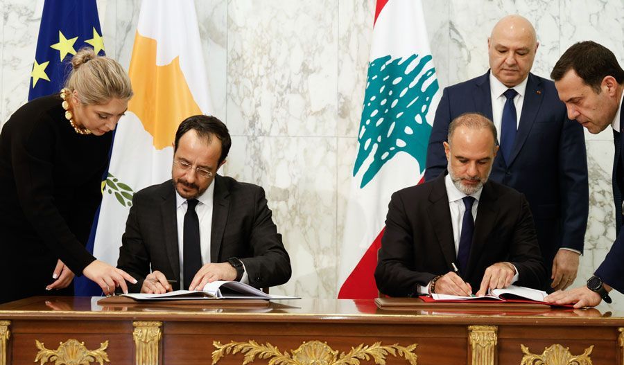 The first - preliminary - agreement on the delimitation of the EEZ between Cyprus and Lebanon was signed in 2007.