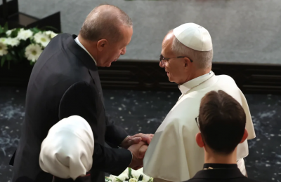 AP photo - Turkish President Erdogan meeting Pope Leo XIV in Ankara