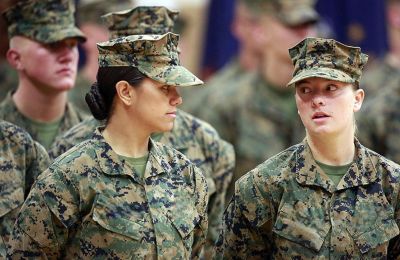 Operation 'women in fatigues'. Photo credit: csmonitor.com
