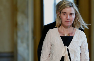 File photo of Federica Mogherini courtesy Politico