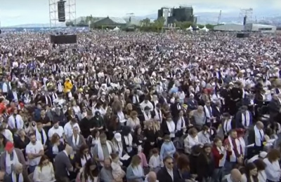 Over 120,000 gather as Pope Leo XIV calls Lebanon to hope (video)