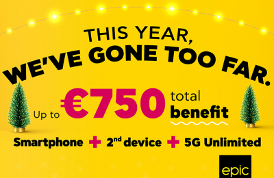 This year at Epic, we’ve gone too far… with offers you won’t believe!