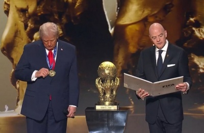 Critics warn award and high-profile role blur lines between politics and global soccer, raising questions about FIFA neutrality.