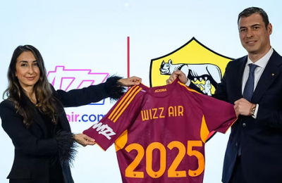 Wizz Air announces AS Roma partnership