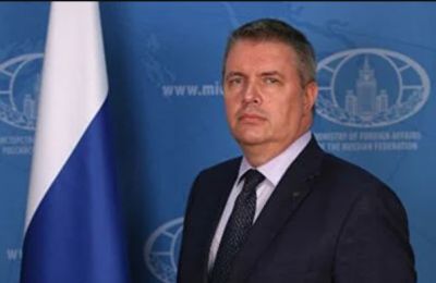 Senior diplomat also targets Greece’s military aid to Kyiv, citing civilian impact and claiming Greek public opinion favors neutrality. Photo credit: