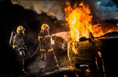 Police say early-morning vehicle blaze caused extensive damage and was deliberately set. Photo credit: Unsplash