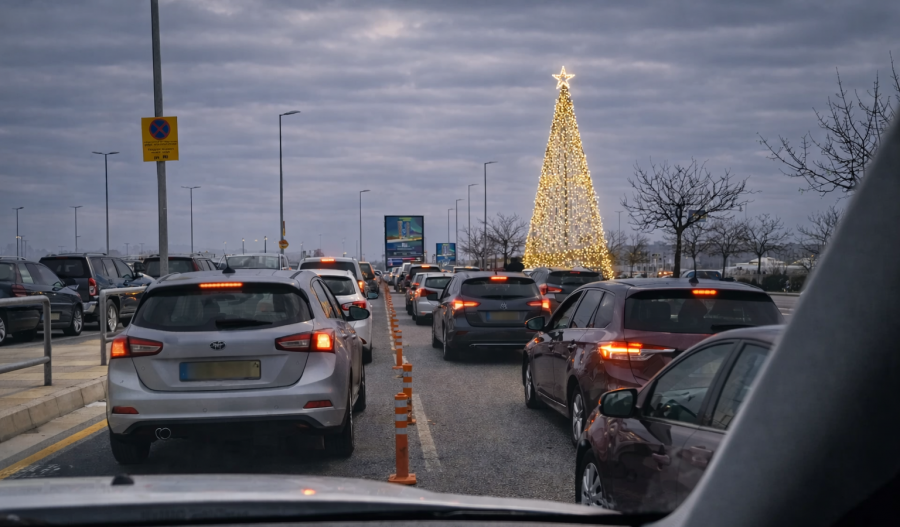 Airport operator urges travelers to book parking in advance as arrivals and departures remain high. File photo