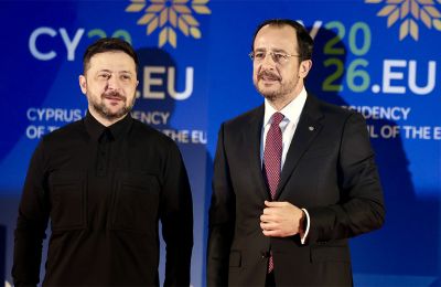 Setting the tone for a Presidency Focused on Ukraine and the Middle East. Photos by Philippos Christou