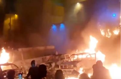 Iran protest.  Photo: Reuters