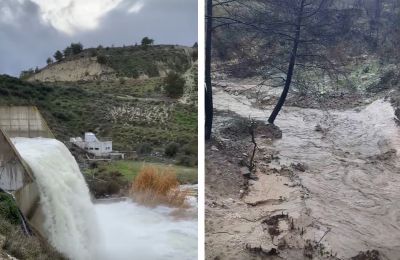 Reservoir levels rise for the first time in months as rain and snow continue across Troodos. Photo credit: @kerofiloi.kiprou.weather.enthusiasts.cyprus Facebook