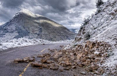 Drivers urged to exercise caution as debris and icy patches affect key routes. File photo Unsplash