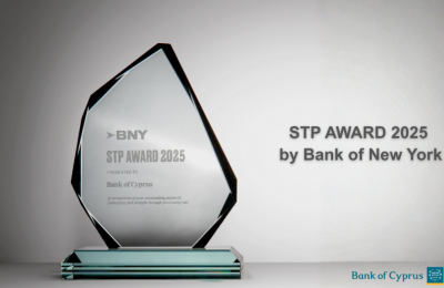 Bank of New York awarded Bank of Cyprus the ''STP AWARD 2025''