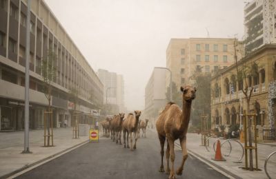 It's not just dusty, it's gusty. Winds will hit a ''very strong'' 6 Beaufort before calming down tonight. File photo AI