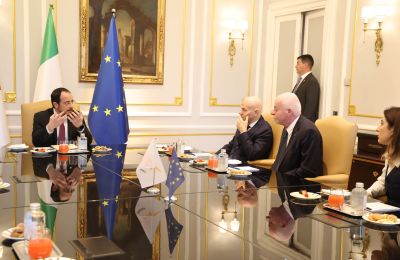 Christodoulides meets Meloni, ENI CEO in Rome