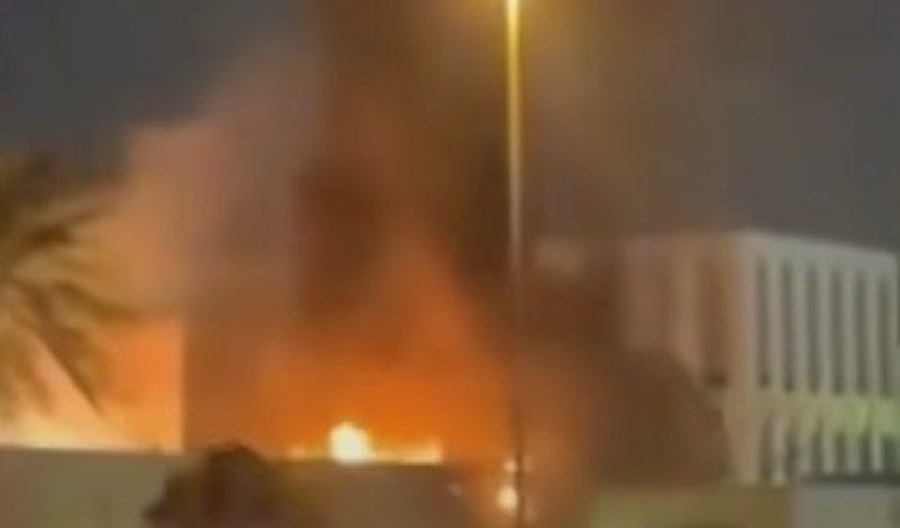 Incident follows regional drone concerns and U.S. personnel departure advisory in UAE. Photo credit: @9NewsAUS YouTube