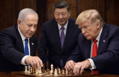 Beijing watches closely while Washington deepens its military and political commitments. Photo is AI