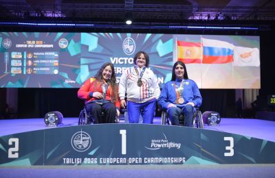 Paralympian Maria Markou captures four bronze medals and sets two Cyprus records at the European Para Powerlifting Championship Photo credits: @CyprusWeightliftingFederation Facebook