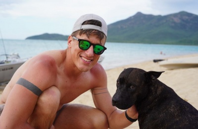 Sydney man develops custom mRNA treatment after his pet Rosie is diagnosed with mast cell cancer. Photo credit: @paul.conyngham