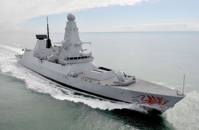 HMS Dragon is regarded as one of Europe’s most advanced platforms for air and missile defense. Photo credit: Wikipedia