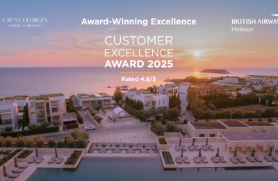 Excellence in Tourism: Cap St Georges Hotel & Resort Honored with the British Airways Holidays Customer Excellence Award 2025
