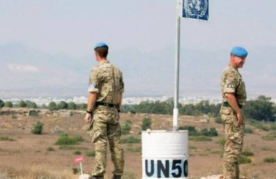 File photo of UNFICYP at Cyprus buffer zone