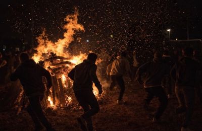 Patrols respond to multiple fire incidents as authorities step up efforts to curb dangerous Easter practices. Image is AI