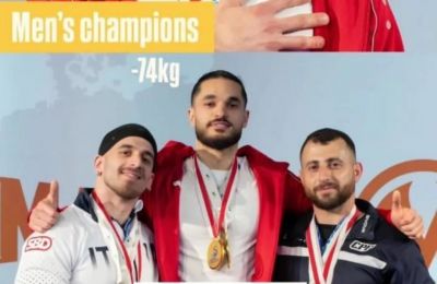 Athlete totals 720 kg, placing first in squat and third in deadlift. Photo credit: @cyprussports Facebook