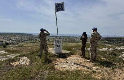 UN peacekeepers maintain strong presence with patrols and road closures. Photo credit: @UNFICYP Facebook