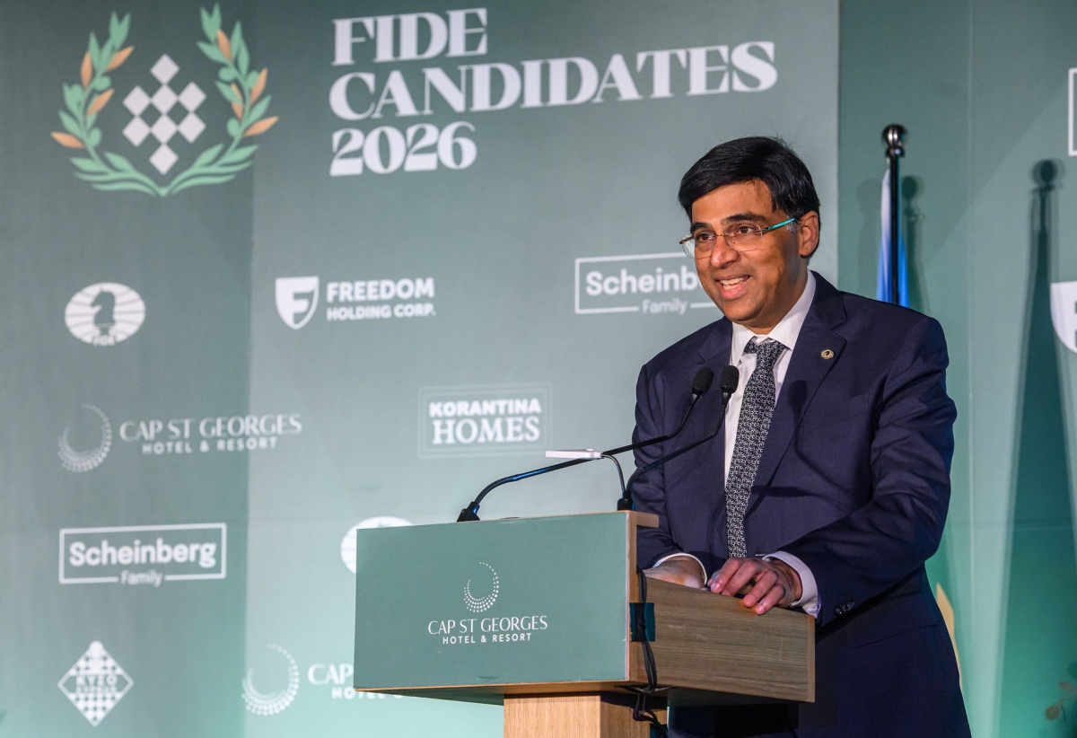 Viswanathan Anand, five-time World Champion and Deputy President of the FIDE, highlighted in his speech the clear generational shift taking place in world chess, noting the emergence of a new, dynamic generation of players who are standing shoulder to shoulder with the sport’s elite.