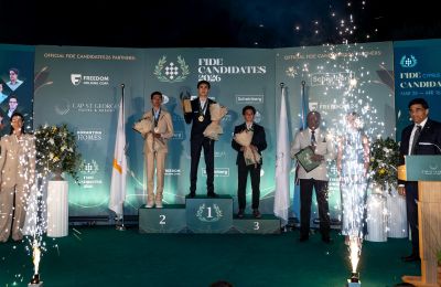 Closing Ceremony of the FIDE Candidates Tournament 2026 at Cap St Georges Hotel & Resort
