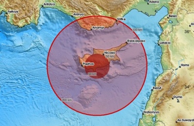 Event detected by European-Mediterranean Seismological Centre with no expected impact.