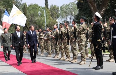 Macron makes historic official visit to Cyprus, first by French President Since 1960
