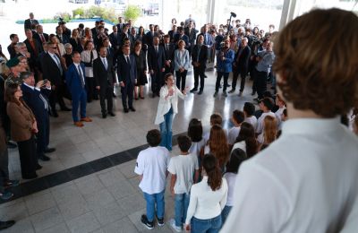 Macron and Christodoulides visit French–Cypriot school in Nicosia