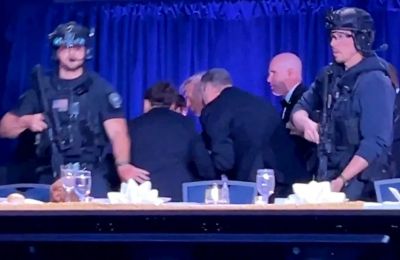 Panic at White House dinner as armed attacker breaches security