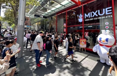 Chains such as Mixue and Haidilao gain international traction while competition intensifies abroad. Photo credit: Xinhua News Agency via China Daily