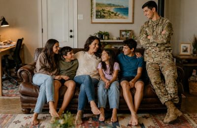 Awards target mothers with five or more children or strong ties to National Guard service. Image is AI