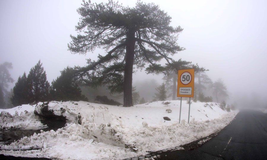 Snow in May? Troodos wakes up to rare spring snowfall