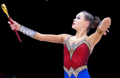 Cyprus senior group finishes seventh in balls routine in solid team showing.
