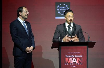 Marios Georgiou crowned Man of the Year by President Christodoulides