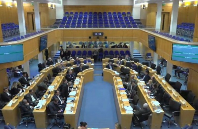 Election officials prepare ballots and finalize polling arrangements in Cyprus and overseas. Photo credit: @HoRCyprus YouTube