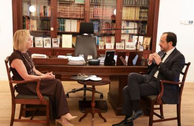 Outgoing US ambassador praises growing Cyprus-US ties in farewell meeting with president