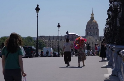 Scientists say temperatures once expected every century are now becoming far more common. Photo credit: BBC video capture