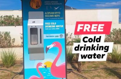 Free cold water in Larnaca? Honestly, more of this please