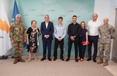 Cyprus celebrates first student accepted to U.S. Naval Academy