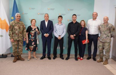 Cyprus celebrates first student accepted to U.S. Naval Academy