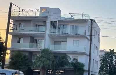 Photo of the apartment building in Kamares, Limassol where the suspected Hamas member was living with his family.