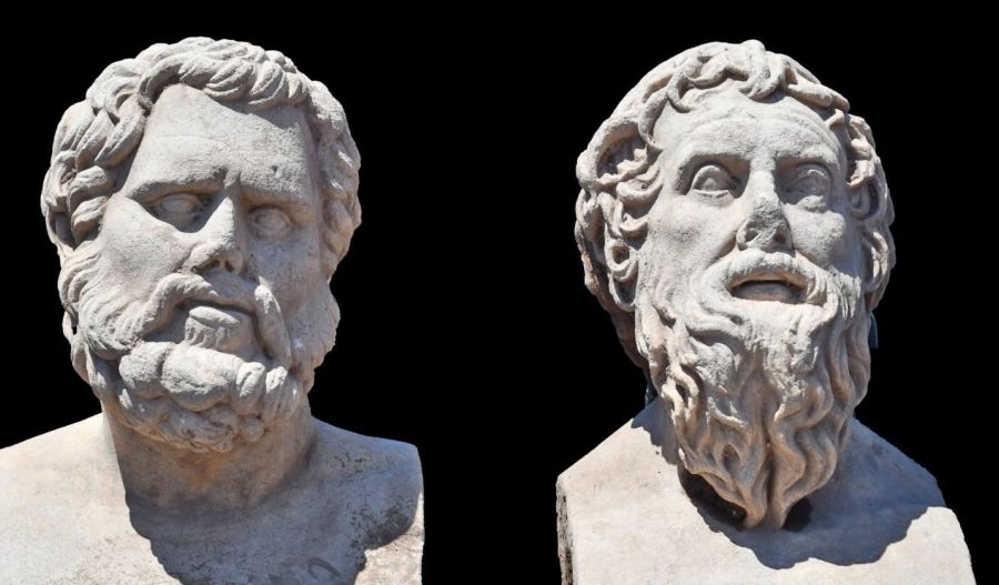 One sculpture bears the name ''Lycurgus'', while archaeologists believe the statues may once have decorated a luxurious villa near Caesarea. Photo credit: @AntiquitiesEN Facebook