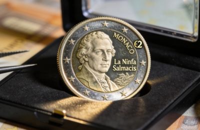 Collectors are paying up to €1,000 for this limited-edition Monaco €2 coin, originally issued in 2018. Photo credit: russpain.com