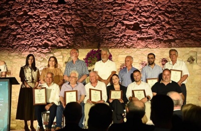 The 2026 awards honoured outstanding food artisans, wineries, dairies and agri-food businesses during the inaugural Gastronomos Festival in Vouni.